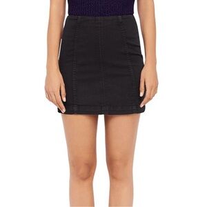 Free people modern femme denim skirt
